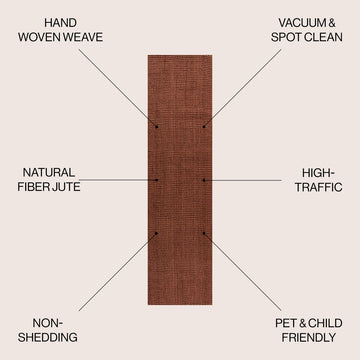Pata Hand Woven Chunky Jute Area Rug